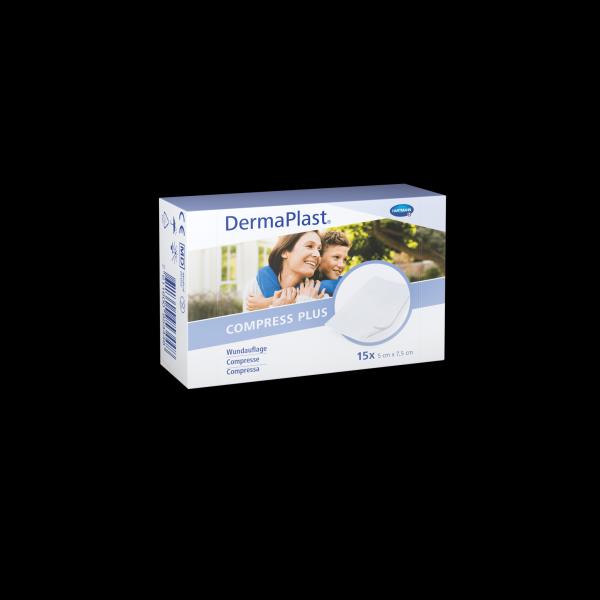 DERMAPLAST Compress Plus 5x7.5 cm, pezzi 15 