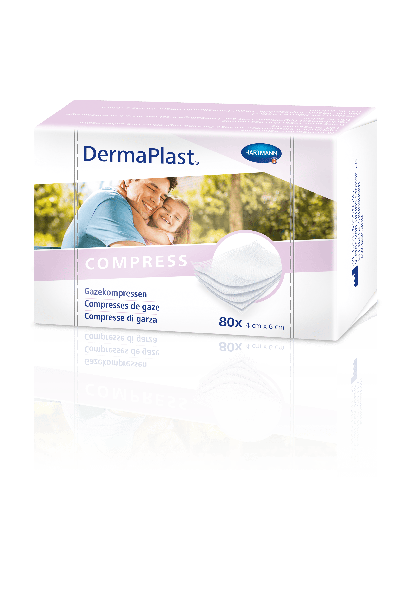 DERMAPLAST Gazekompr 4x6cm 80 Stk 214010 