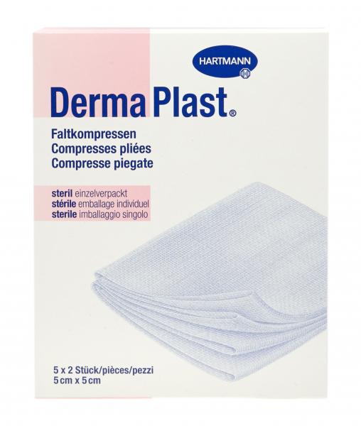 DERMAPLAST Faltkompr Typ17 5x5cm 8fach 5 x 2 Stk 