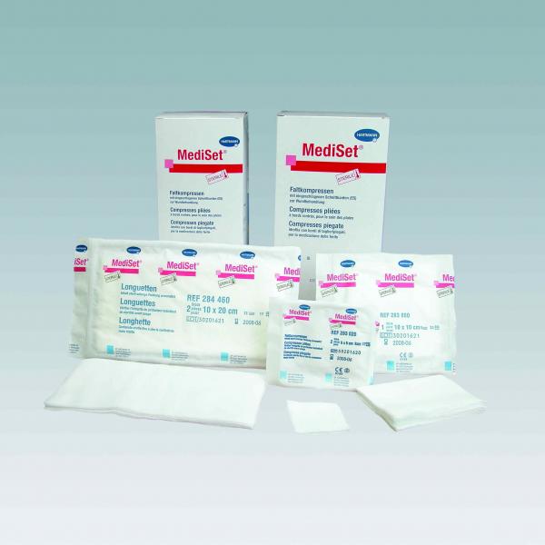 MEDISET IVF compr plié 7.5x10cm 8p fend 60 x 2 pce 