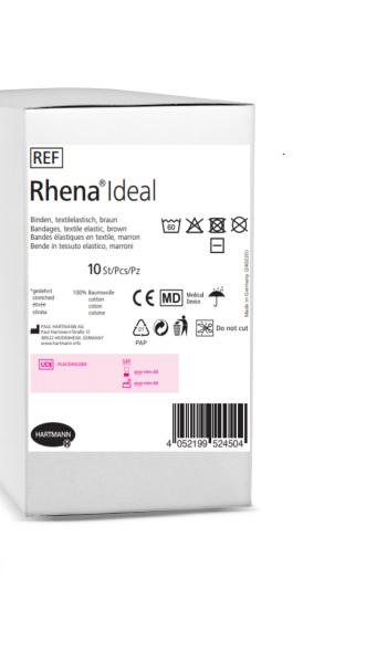 RHENA Ideal Elastische Binde 6cmx5m hf nuova 10 pezzi 