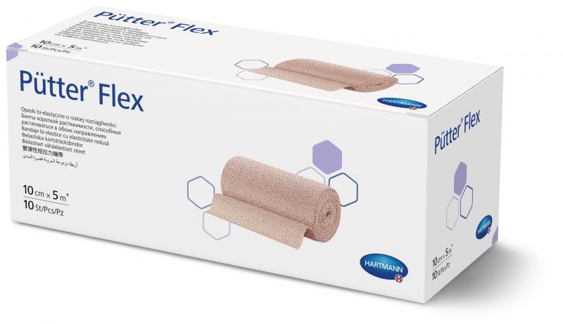 Fascia elastica PÜTTER FLEX 10 cm x 5 m, 10 pezzi 