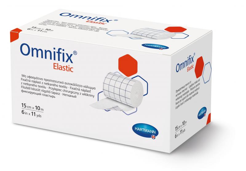 OMNIFIX adhésif non tissé 15cmx10m élast blanc 