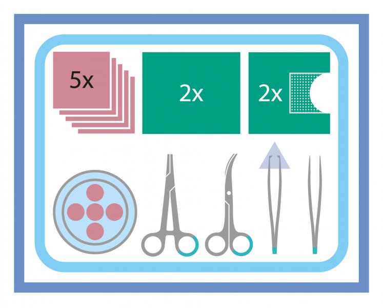 MEDISET set de suture B5425/3 