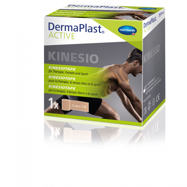 DERMAPLAST Active Kinesiotape 5cmx5m hautfar (neu) 