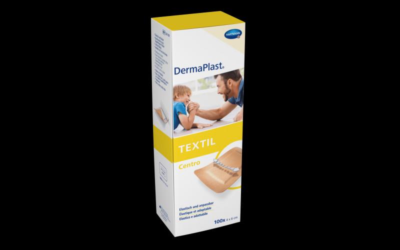 DERMAPLAST TEXTIL Centro 4cmx6cm hautf 100 Stk 