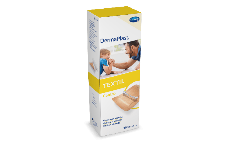 DERMAPLAST TEXTIL Centro 4cmx6cm chair 100 pce 