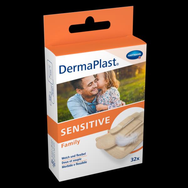 DERMAPLAST SENSITIVE Family strip ass chair 32 pce 