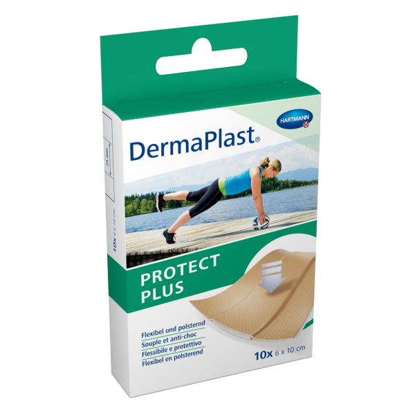 DERMAPLAST ProtectPlus 6x10cm 10 pce 