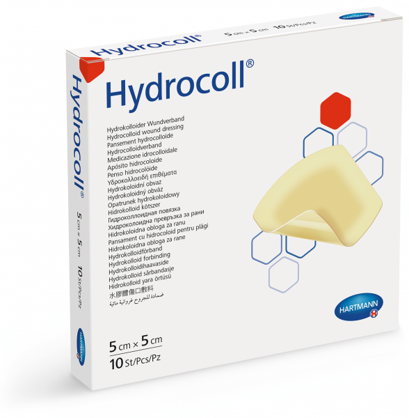 HYDROCOLL Hydrocolloid Verb 5x5cm 10 Stk 