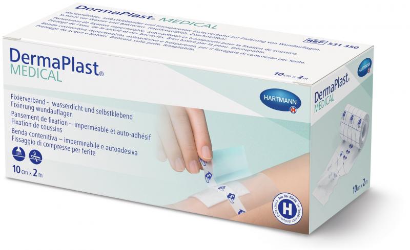 DERMAPLAST foglio di fissaggio medico 10cmx2m (nuovo) 