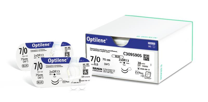 OPTILENE 7/0 de 45 cm, DSMP11, lot de 36 