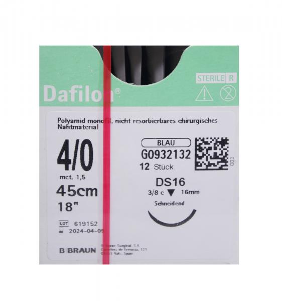 DAFILON 4-0 DS 16 45cm blau 12Stk 