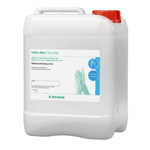 Gel disinfettante per le mani SOFTAMAN VIS-R, tanica da 5 lt 