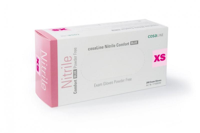 COSALINE Gants examen XS Nit Co bl no p 200 pce 