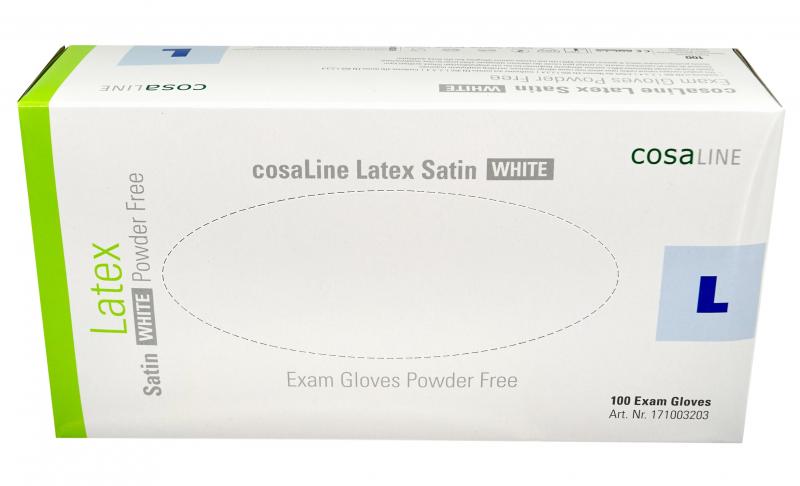 Latex Handschuh cosaLine Satin pf L 100 Stk 