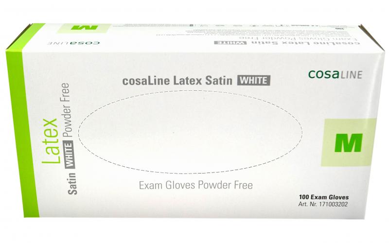 Latex Handschuh cosaLine Satin pf M 100 Stk 