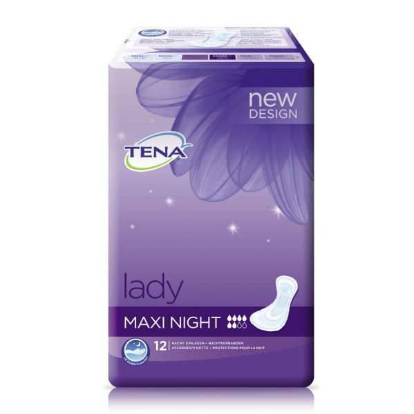 TENA Lady Maxi Night, 12 pezzi 