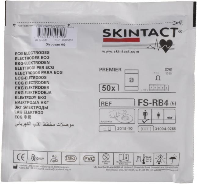 EKG Elektrode Skintact Ruhe 4mm Bana FS-RB4 Stk 50 