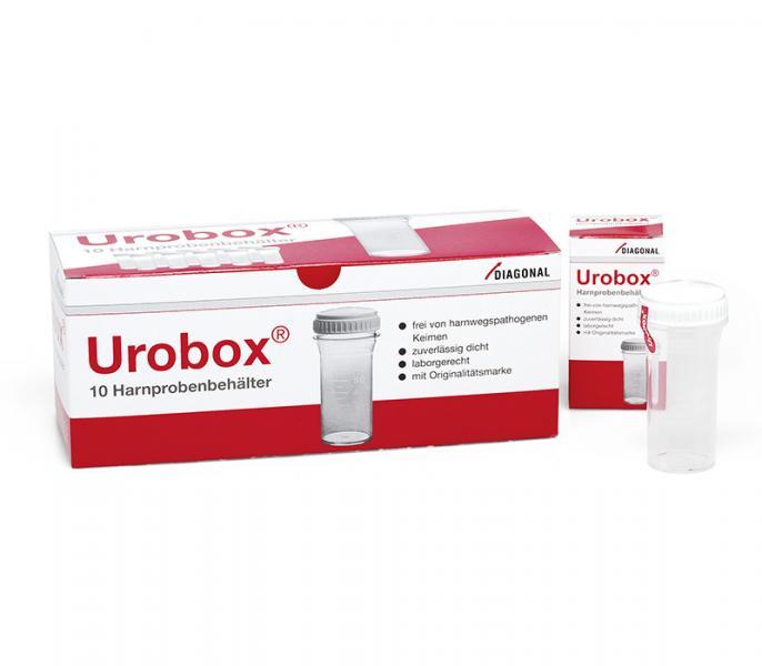 Contenitore per campioni di urina UROBOX sterile 10 pezzi 