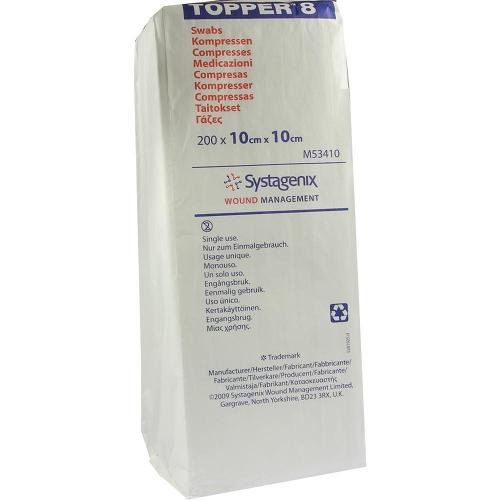 TOPPER 8 NW 10x10cm non sterile 200 pezzi 