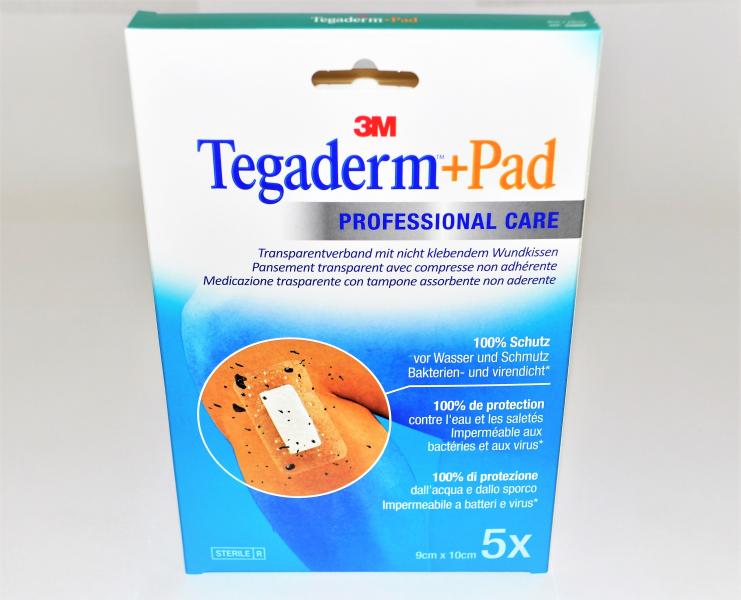 TEGADERM+PAD 9x10cm Wundkissen 4.5x6cm 25 Stk 