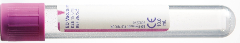 VACUTAINER EDTA 10 ml violet, 100 pièces 