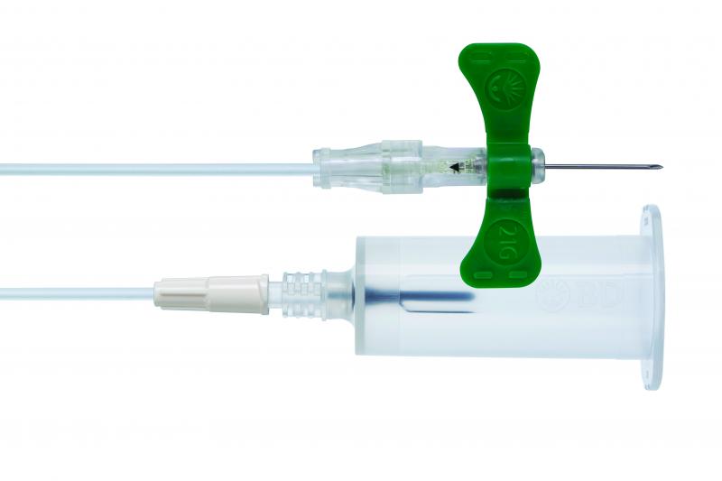 BD Vacutainer Push Botton avec support 21G 300mm vert 20 piè 