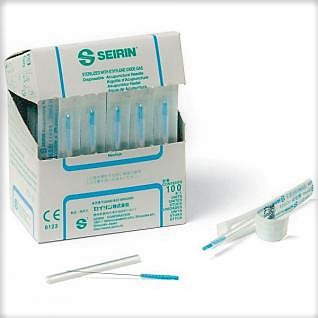 SEIRIN aiguille type J 0.20x30mm bleu 100 pce 