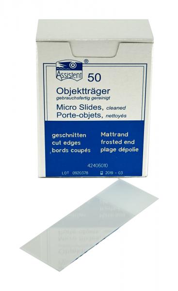 Objektträger matt unbekanntet  76x26mm 50Stk 