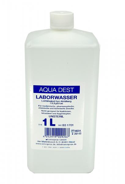 Aqua dest Labor 0.06 us/cm 1lt. 