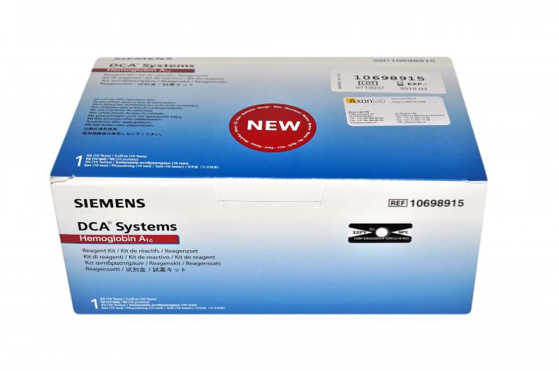 DCA SYSTEM HbA1c cassettes réactives 10 tests 