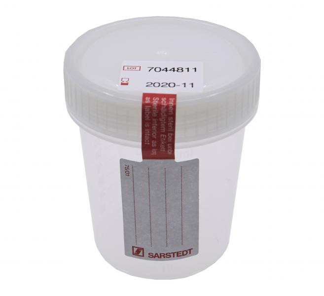 LabPack Contenitore urine 100ml coperchio a vite sterile 5x 