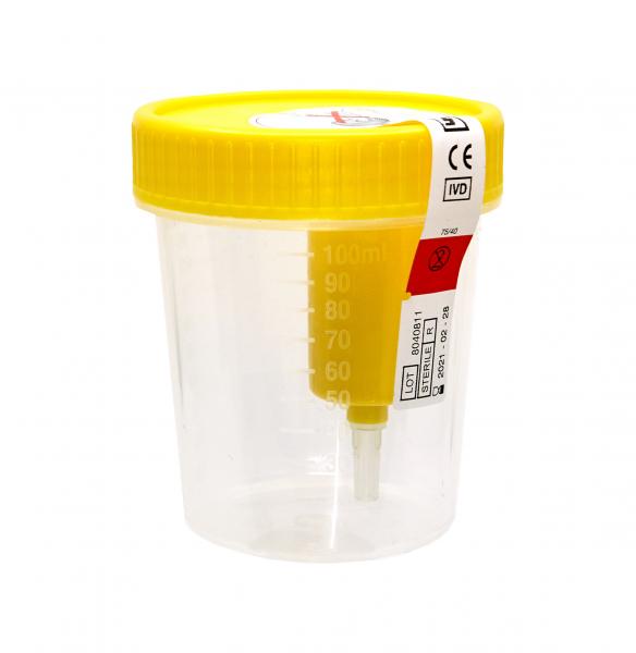LabPack Contenitore urine 100ml sterile d trasferimento 100x 