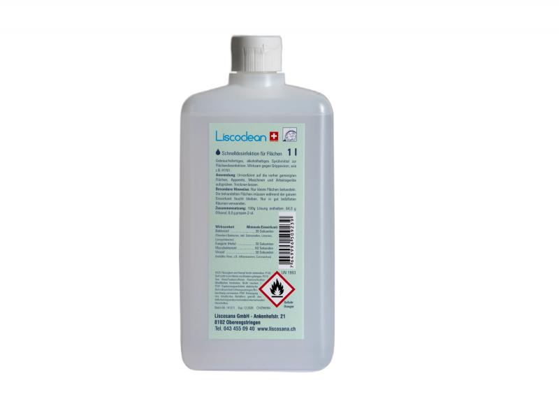 LISCOCLEAN désinfectant surface tétra 1 lt 