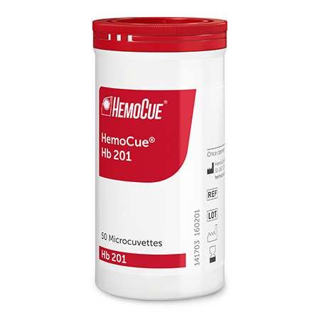 HEMOCUE HB 201 Microküvette Dose 1 x 50 