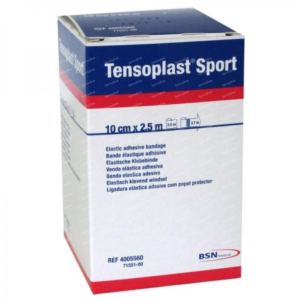 TENSOPLAST SPORT tape élastique 10cmx2.5m 