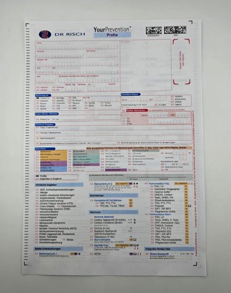 Modulo d'ordine Your Prevention profilo 
