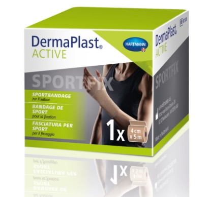DERMAPLAST Fasciatura attiva per lo sport, 4cmx5m 