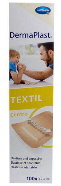 DERMAPLAST TEXTIL Centro 3cmx4cm hautf 100 Stk 
