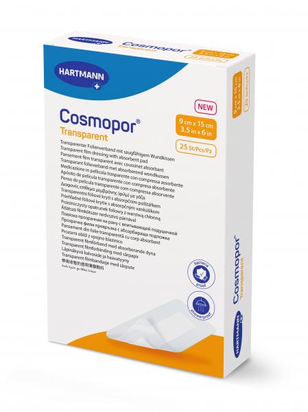 Cosmopor Transparent 9x15cm st Paquet de 25 pièces
 