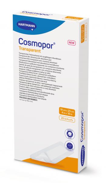 Cosmopor Transparent 10x25cm st Paquet de 25 pièces
 