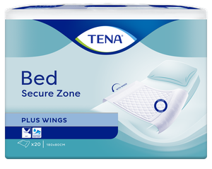 Alèse TENA Bed Plus avec Wings bleu 180x80cm 20pcs 