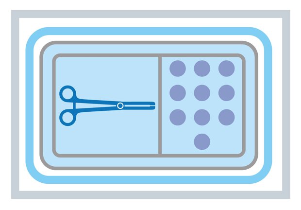 MediSet Desinfektions-Set steril 5Stk. einzeln verp. 