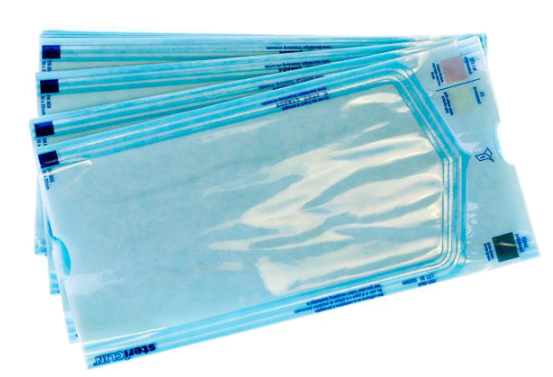 STERICLIN sachets transparents 10 cm x 25 cm, 100 p
 