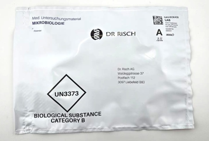 Versandtüten Mikrobiologie blau Liebefeld 25Stk. *NEU* 