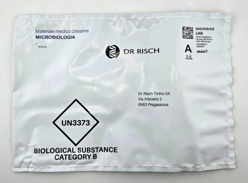 Versandtüten Mikrobiologie blau Pregassona 25Stk. *NEU* 