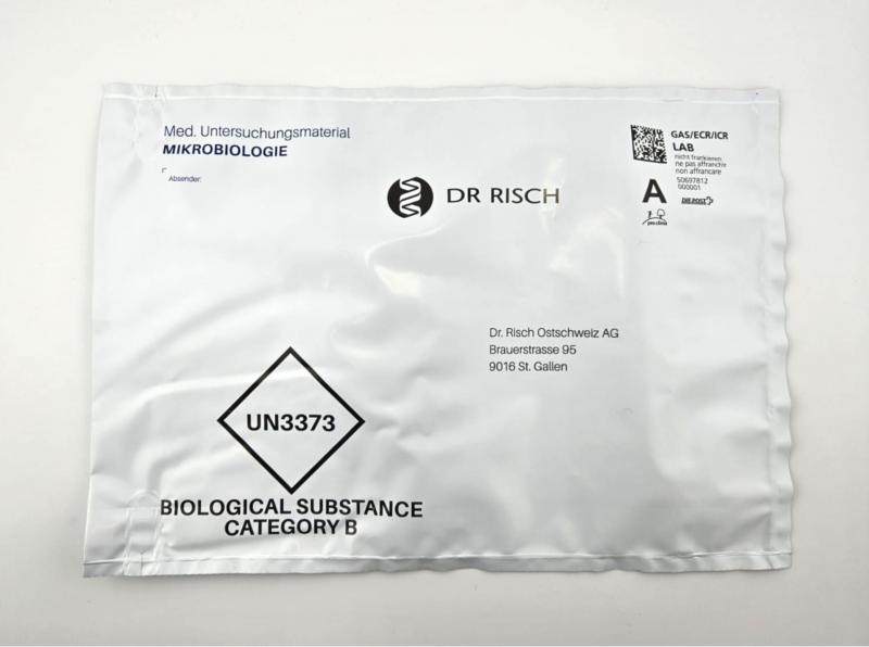 Versandtüten Mikrobiologie blau St. Gallen 25Stk *NEU* 