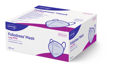 Masque chirurgical Foliodress FFP2 avec élastiques oreilles, 