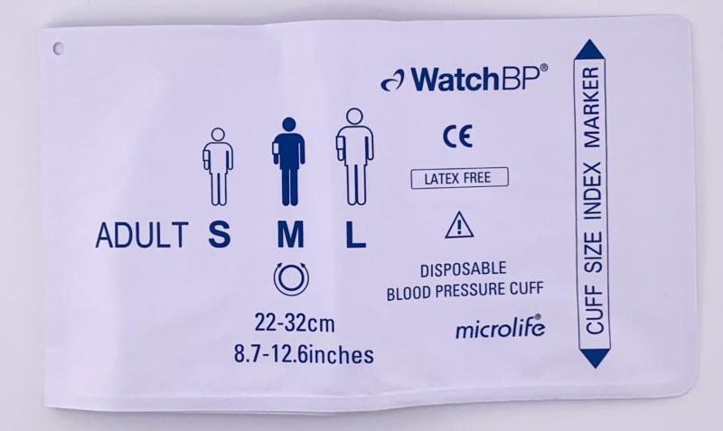 WatchBP Manschette single Patient M Einweg 20Stk 